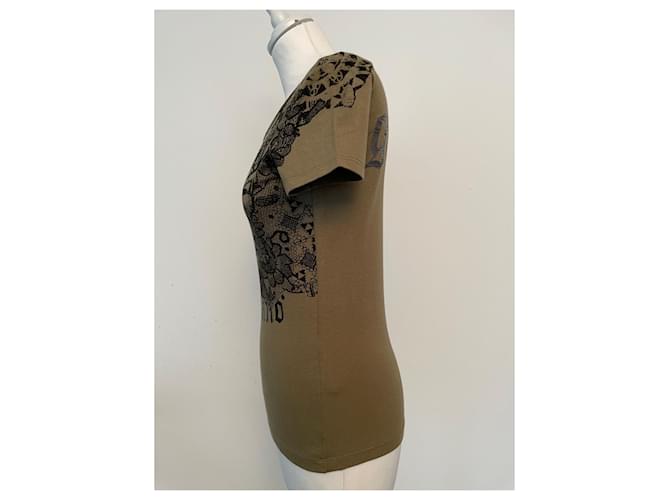 Camiseta John Galliano Caqui Algodón Elastano - vista 6