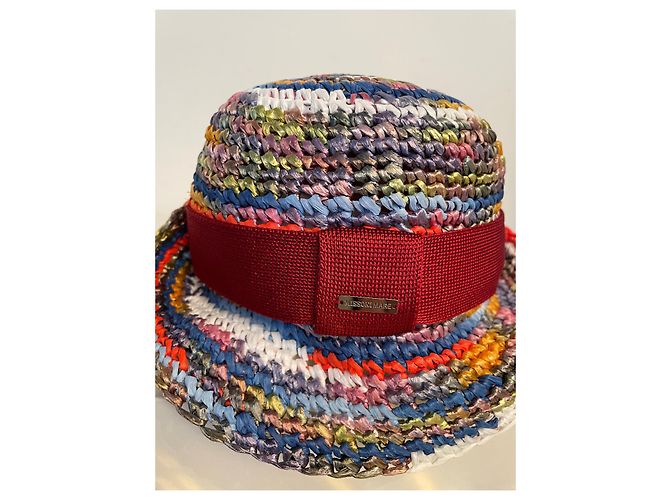 Cappello Missoni Mare in paglia multicolore - vista 3