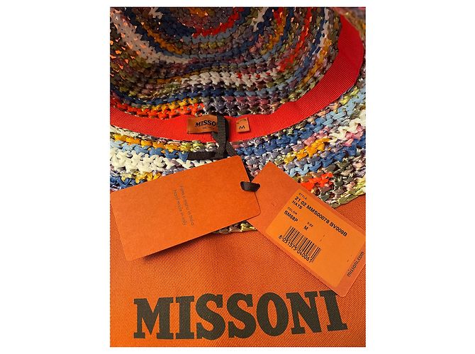 Cappello Missoni Mare in paglia multicolore - vista 5