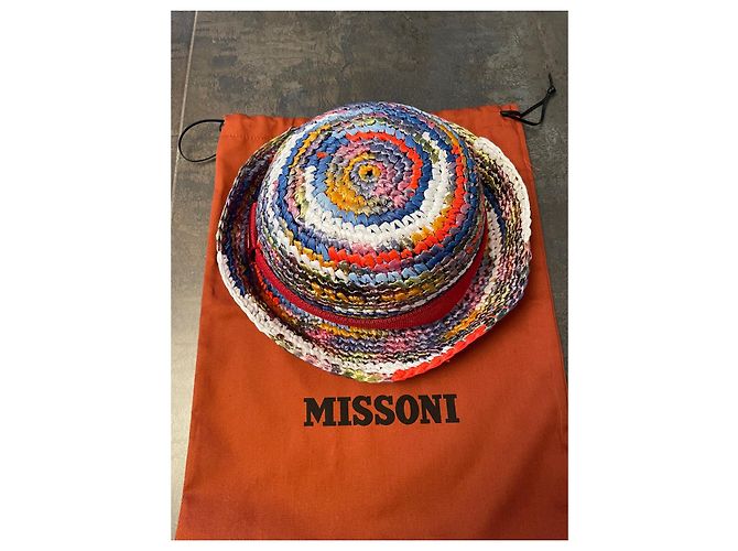 Cappello Missoni Mare in paglia multicolore - vista 6