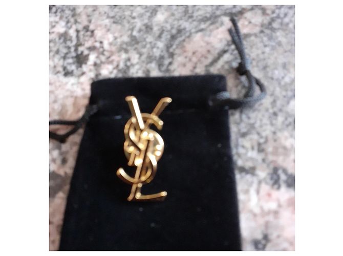 Yves Saint Laurent spilla in pino - vista 3