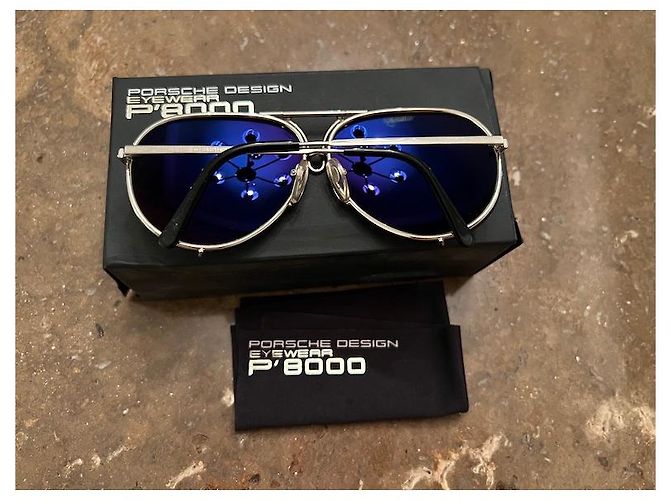 Autre Marque Porsche Design Occhiali da sole Uomo/Unisex P´8478 - 4046901531935 Nero Argento - vista 2