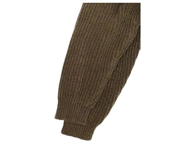 [Gebraucht] Erika Cavallini 20AW / Lederpatch / Alpaka-Strick / Pullover (dick) / XS / Alpaka / Braun / Einfarbig - Ansicht 6