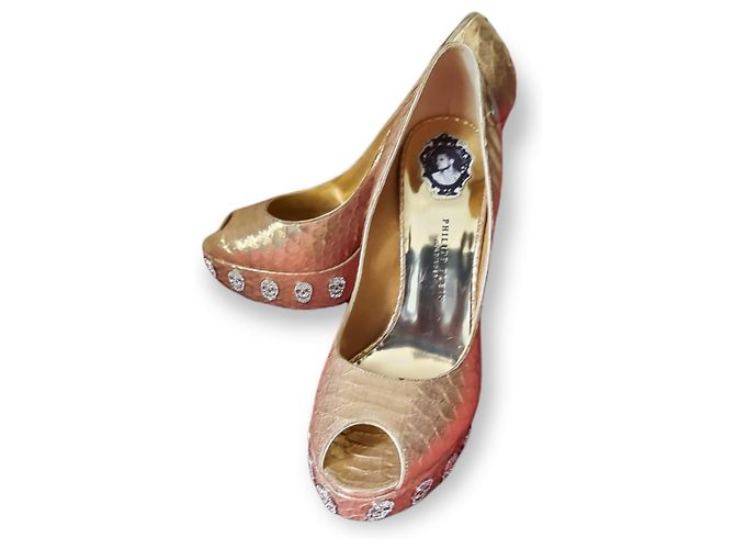 bomba python Philipp Plein Dourado - vista 8