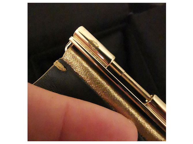 Bracciale Chanel in oro CC Warrior con polsino D'oro - vista 4