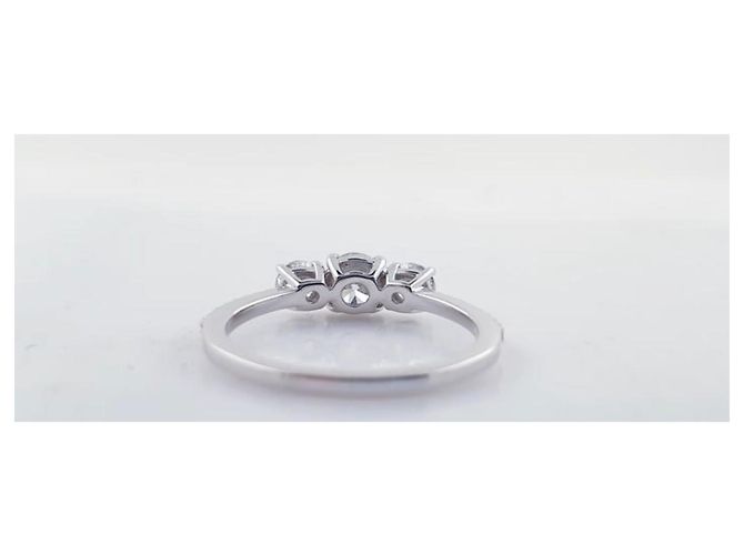 Autre Marque Ring 14 Karat Weißgold mit neuen Diamanten Ring - 0.90 CT Diamond Grau - Ansicht 3