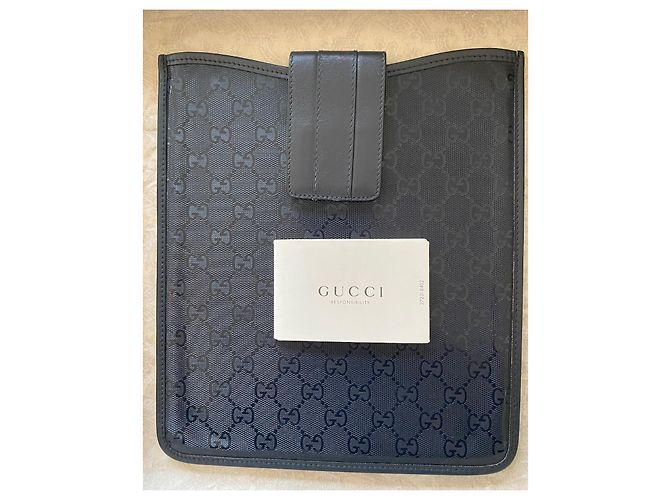 Custodia per iPad/tavolo Gucci Nero - vista 3