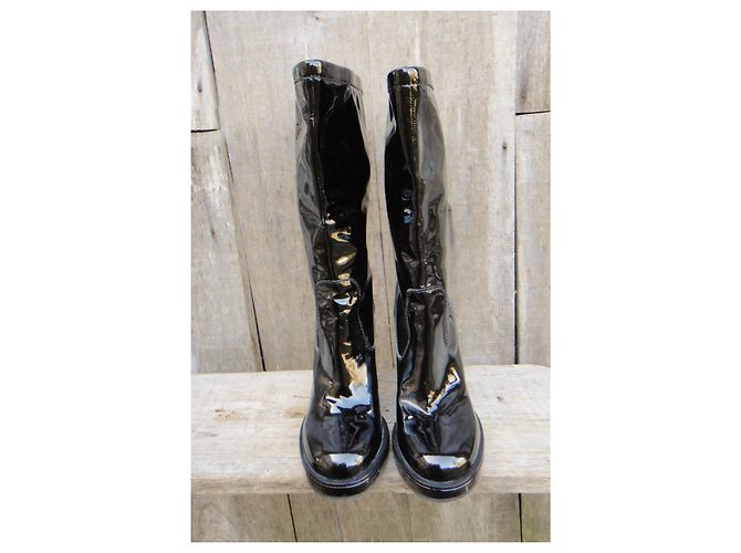 Botas Jil Sander Navy nuevas condiciones p 38 Negro - vista 3