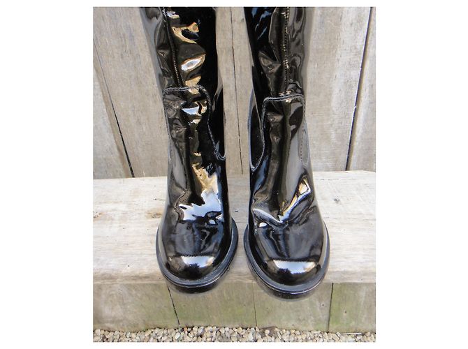 Botas Jil Sander Navy nuevas condiciones p 38 Negro - vista 4