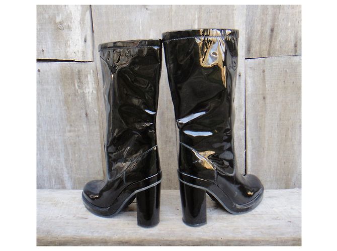 Botas Jil Sander Navy nuevas condiciones p 38 Negro - vista 5