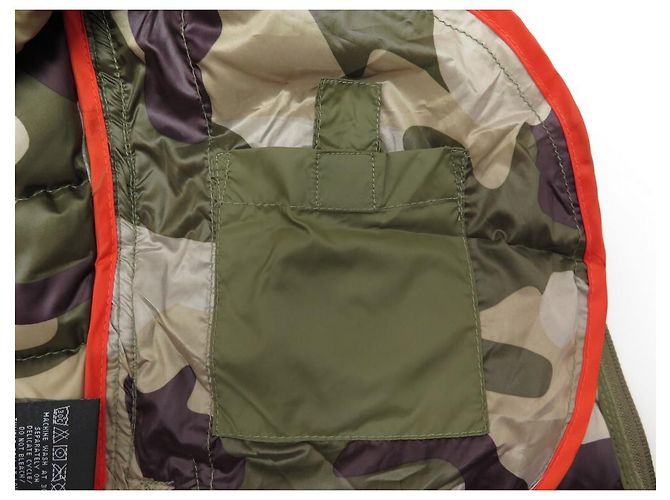 CAPPOTTO NUOVO SCHOTT NORFOLK L M 48 GIACCA TRAPUNTATA KHAKI ARMY TYPE-U - vista 7