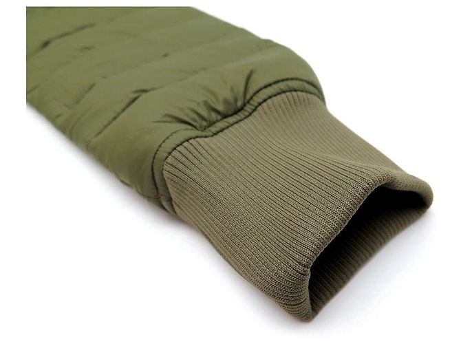 CAPPOTTO NUOVO SCHOTT NORFOLK L M 48 GIACCA TRAPUNTATA KHAKI ARMY TYPE-U - vista 8