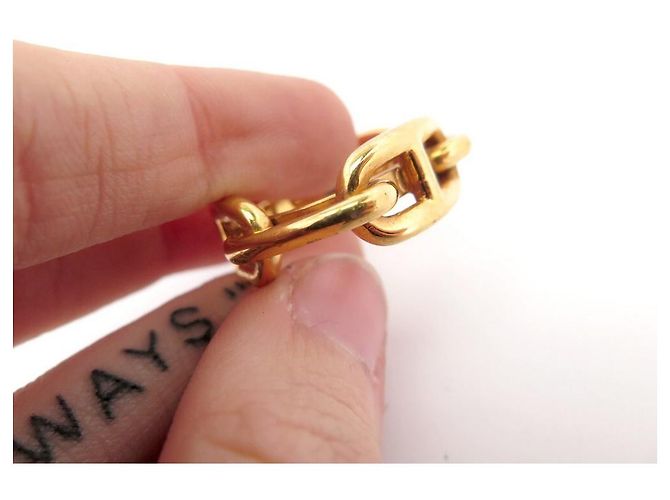 Hermès HERMES REGATE SCHALRING CHAINE D'ANCRE METALL DORE GOLDENER SCHALRING - Ansicht 4