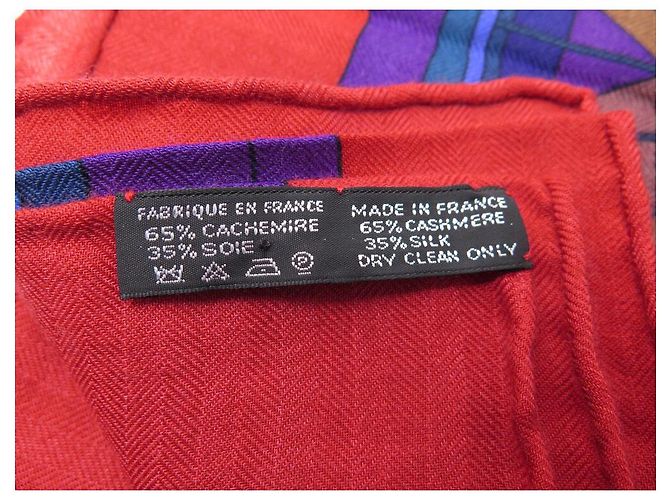Hermès NUOVO HERMES ROSE DE COMPAS SCIALLE HIDAKA IN CASHMERE E SETA + SCATOLA SCIALLE Multicolore - vista 9