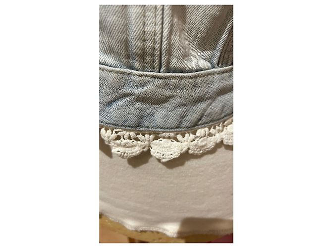 Autre Marque Fracomina Jeansjacke Blau Baumwolle Größe 36 - Ansicht 7