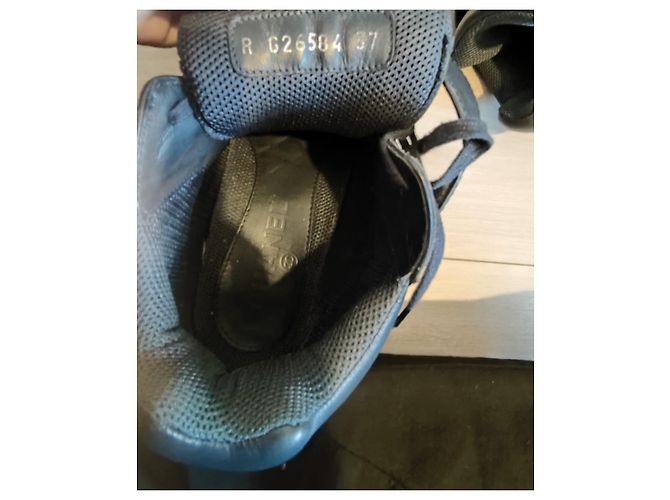 Sneakers Chanel in pelle nera Nero - vista 2