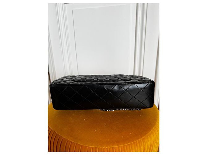Borsa Chanel 2:55 in pelle nera trapuntata Nero - vista 3