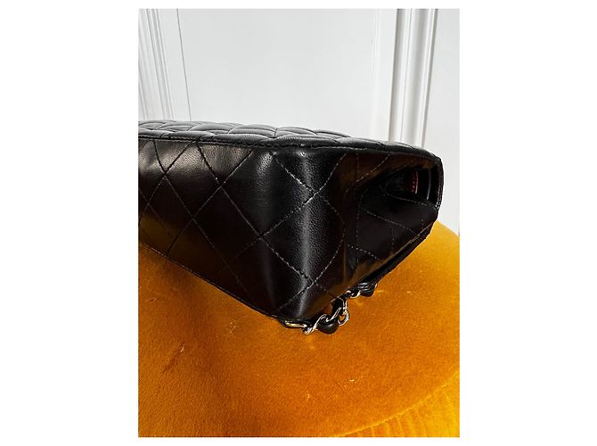Borsa Chanel 2:55 in pelle nera trapuntata Nero - vista 4