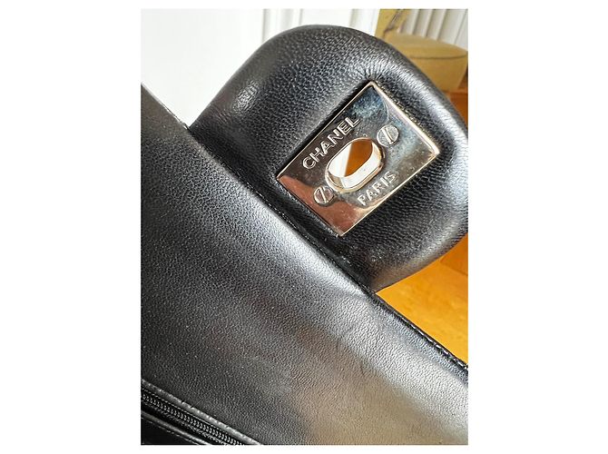 Borsa Chanel 2:55 in pelle nera trapuntata Nero - vista 6