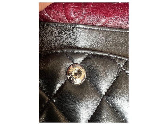 Borsa Chanel 2:55 in pelle nera trapuntata Nero - vista 7