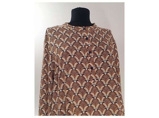 Ichi Kleid Mehrfarbig Polyester Größe L Mehrfarben - Ansicht 3