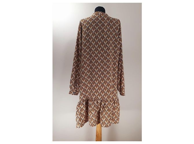 Ichi Kleid Mehrfarbig Polyester Größe L Mehrfarben - Ansicht 4