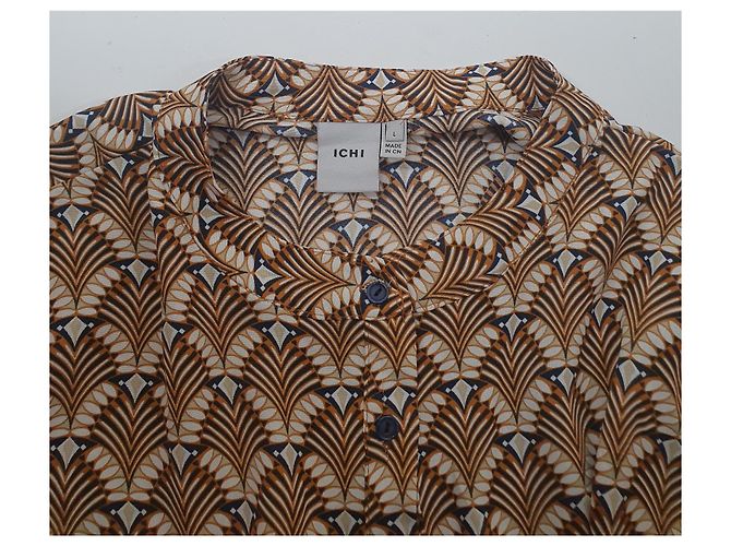 Ichi Kleid Mehrfarbig Polyester Größe L Mehrfarben - Ansicht 5