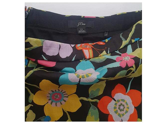 Falda de algodón con flores J.Crew Multicolor - vista 4