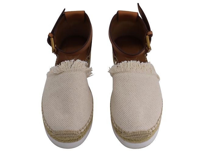 See by Chloé Sandalo espadrillas See by Chloe Glyn in pelle di vitello marrone Pelle - vista 2