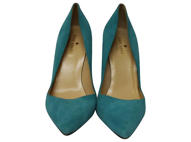 Sapatilhas Kate Spade Vivian em camurça azul - vista 2