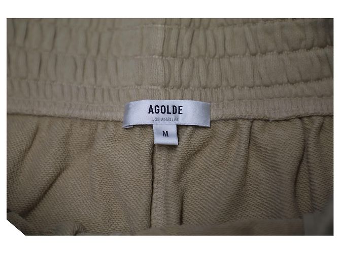 Shorts Agolde Boxe em Algodão Marrom - vista 6