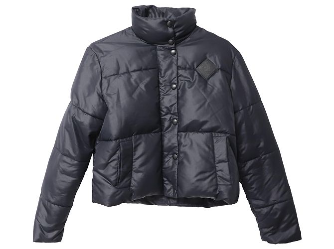 Chaqueta acolchada de nailon negro de Givenchy - vista 5