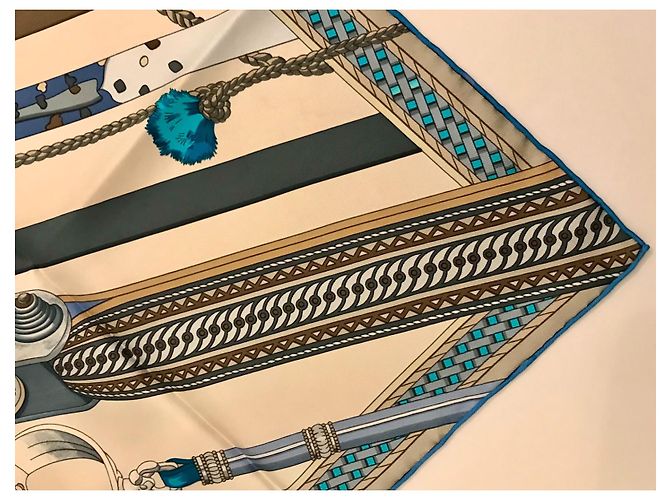 Hermès Seidentuch Concours d'Etriers 90x90 Mehrfarben - Ansicht 4