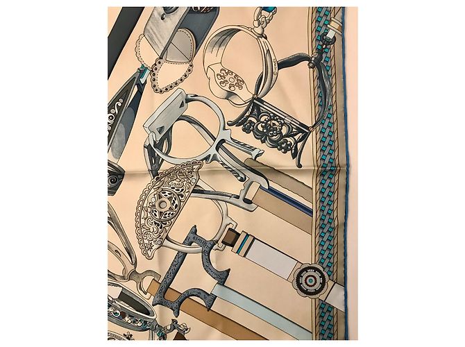 Hermès Seidentuch Concours d'Etriers 90x90 Mehrfarben - Ansicht 7