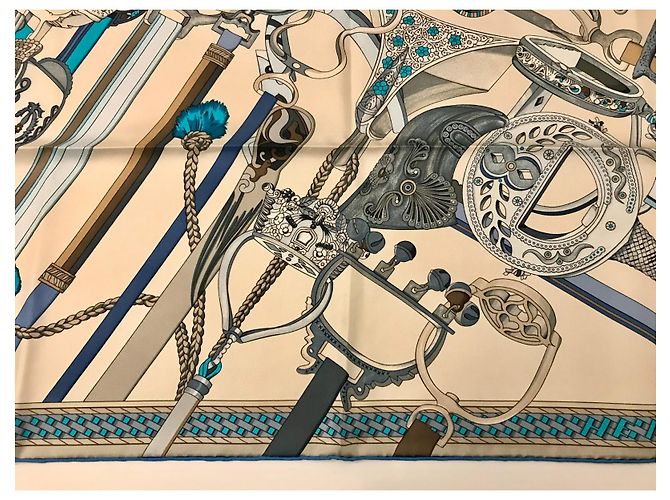 Hermès Seidentuch Concours d'Etriers 90x90 Mehrfarben - Ansicht 9