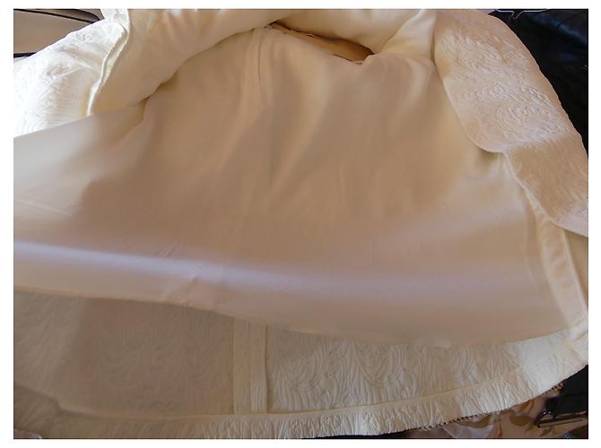 Falda blanca Chloé con relieve Blanco - vista 7