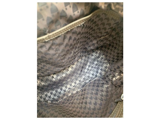 Longchamp Balzane Ledertasche Khaki - Ansicht 4