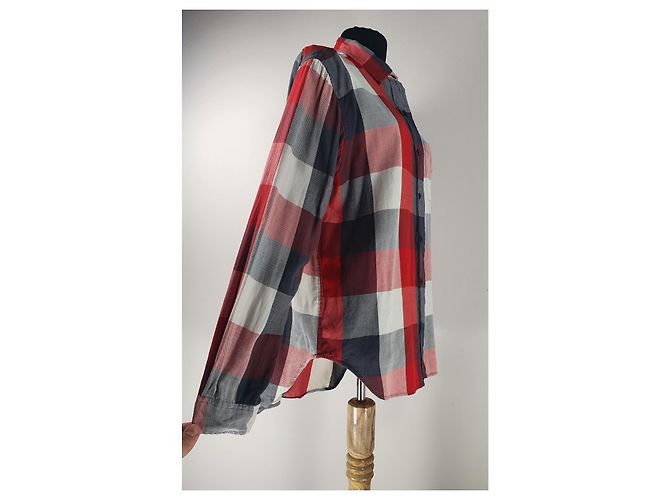 Ralph Lauren Denim & Supply Camisa de algodón roja Multicolor - vista 3