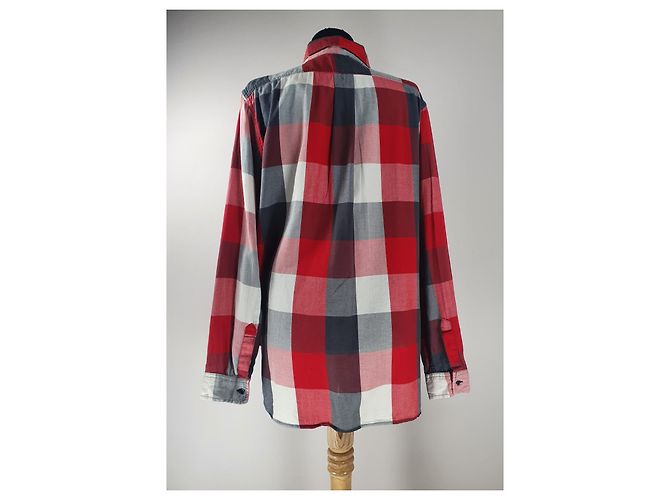 Ralph Lauren Denim & Supply Camisa de algodón roja Multicolor - vista 4