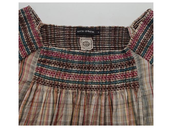 Abito Antik Batik in cotone multicolore - vista 6