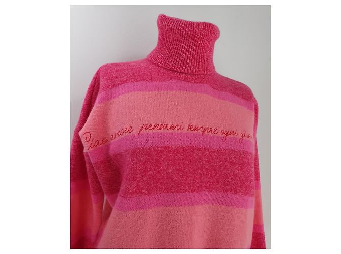 Giada Benincasa Polo Pullover Rosa Wolle und Kaschmir S Pink - Ansicht 2