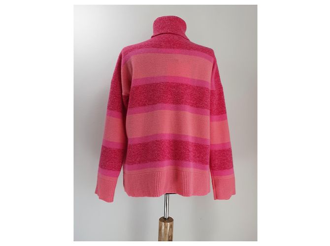 Giada Benincasa Polo Pullover Rosa Wolle und Kaschmir S Pink - Ansicht 4