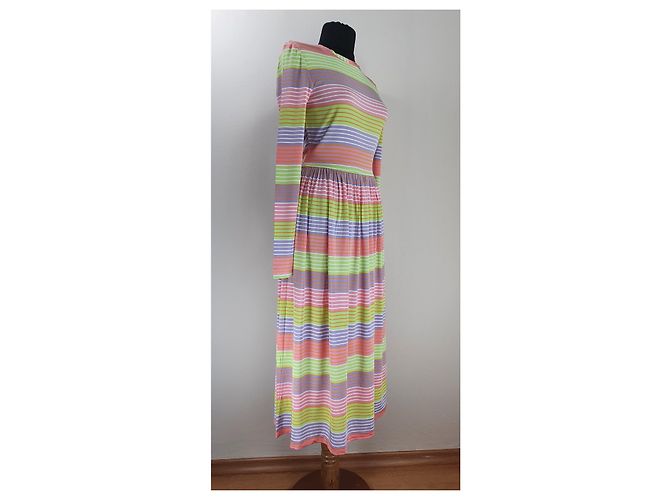 Autre Marque Stine Goya Joel gestreiftes Midikleid aus Stretch-Jersey Mehrfarben - Ansicht 5