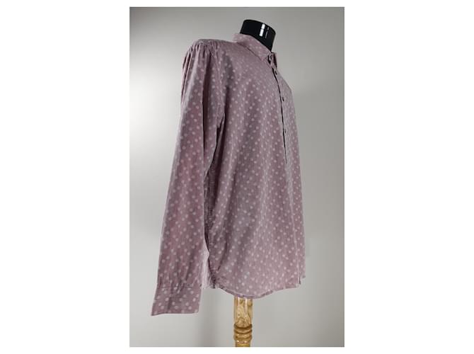 Camicia Ted Baker a pois rosa in cotone - vista 2