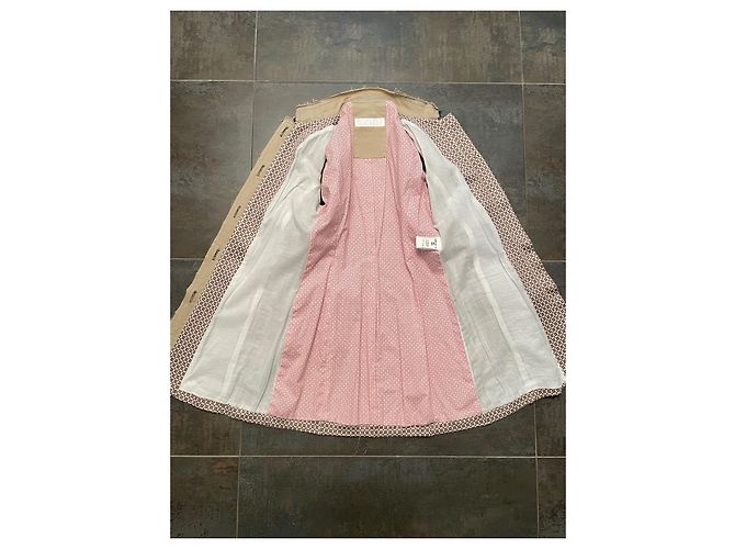 Abrigo ligero Massimo Rebecchi Beige Rosa Azul Blanco roto - vista 4