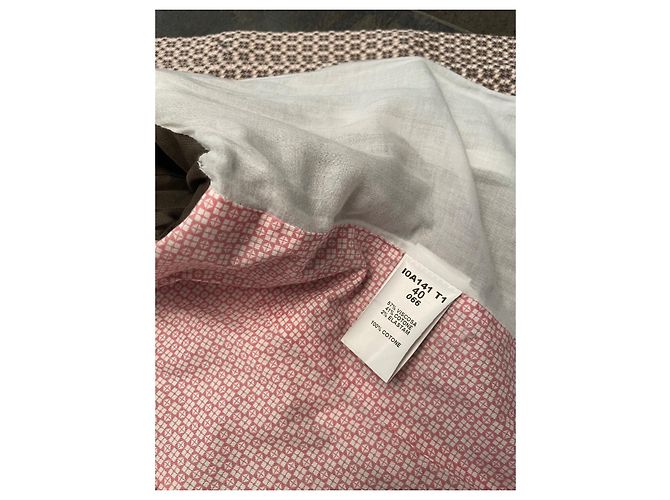 Abrigo ligero Massimo Rebecchi Beige Rosa Azul Blanco roto - vista 5