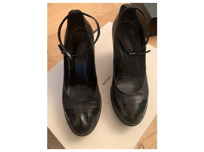 Paar Pumps mit Keilabsatz und Riemchen Sonia Rykiel - Ansicht 7