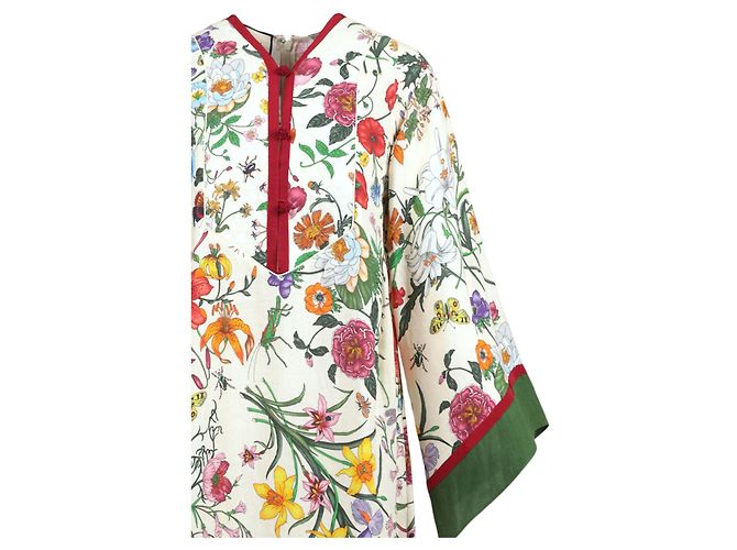 Gucci Asymmetrisches Blumenkleid - Ansicht 3