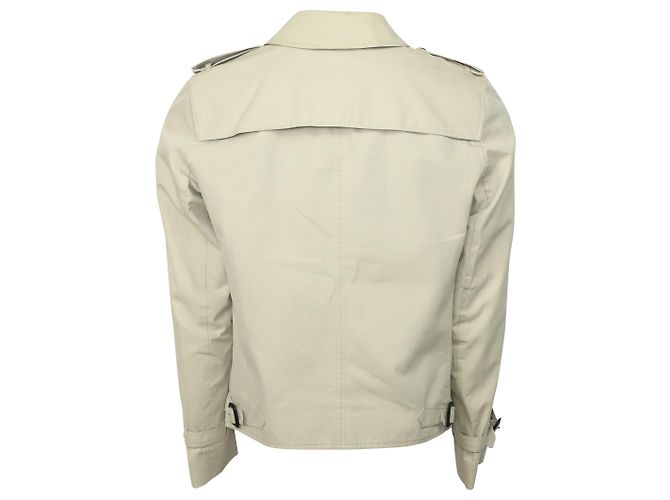 Giacca Harrington in Gabardine Burberry in Cotone Beige - vista 5