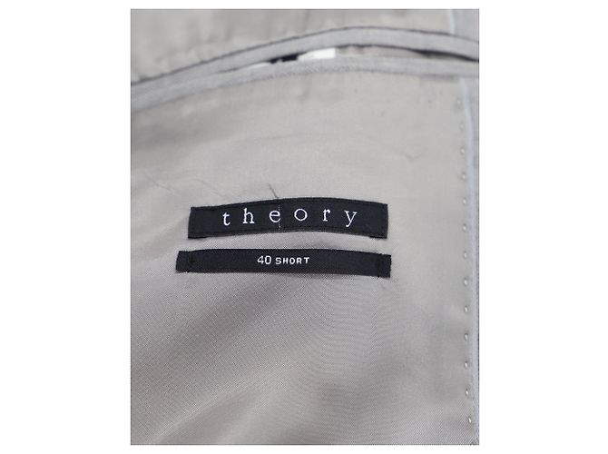 Theory Chambers Slim-Fit Sportcoat in Grey Wool - view 3
